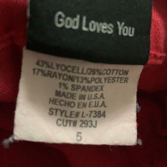 FLYING MONKEY RED‎ JEANS SIZE 5 - Picture 6 of 6